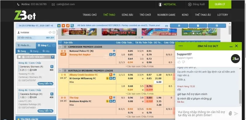 Người chơi bị nhà cái uy tín ZBet báo cáo vi phạm