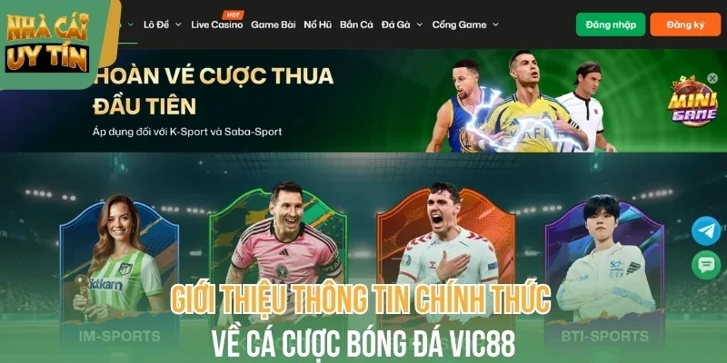 Giới thiệu thông tin chính thức về cá cược bóng đá Vic88